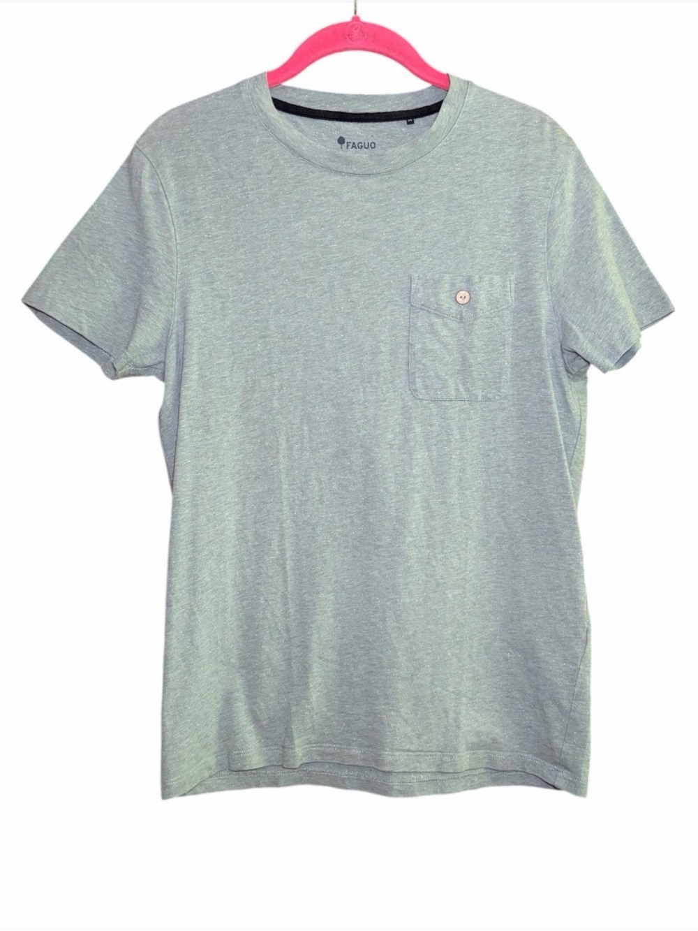 FAGUO Green Organic Cotton Tee XS French Minimalist Eco Casual